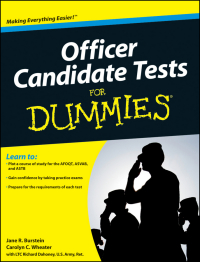 Imagen de portada: Officer Candidate Tests For Dummies 1st edition 9780470598764