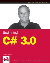 Imagen de portada: Beginning C# 3.0 1st edition 9780470261293