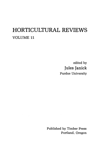 Imagen de portada: Horticultural Reviews 1st edition 9781118064375