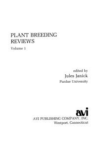 Imagen de portada: Plant Breeding Reviews 1st edition 9781118064399