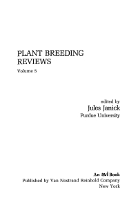 Imagen de portada: Plant Breeding Reviews 1st edition 9781118064436