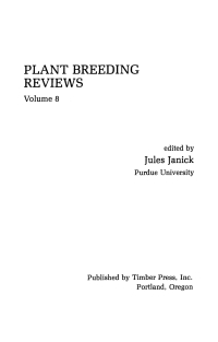 Imagen de portada: Plant Breeding Reviews 1st edition 9781118064467