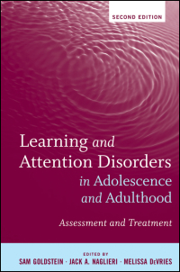 Cover image: Learning and Attention Disorders in Adolescence and Adulthood: Assessment and Treatment 2nd edition 9780470505182