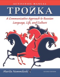 Omslagafbeelding: Activities Manual, Troika: A Communicative Approach to Russian Language, Life, and Culture 2nd edition 9780470646342
