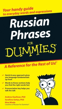 Imagen de portada: Russian Phrases For Dummies 1st edition 9780470149744