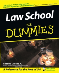 Cover image: Law School For Dummies 1st edition 9780764525483