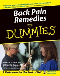 صورة الغلاف: Back Pain Remedies For Dummies 1st edition 9780764551321