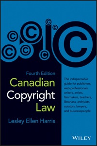 Cover image: Canadian Copyright Law 4th edition 9781118078518
