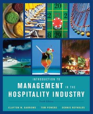 Cover image: Introduction to Management in the Hospitality Industry 10th edition 9780470399743