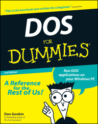 Cover image: DOS For Dummies 3rd edition 9780764503610