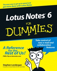 Imagen de portada: Lotus Notes 6 For Dummies 1st edition 9780764516498