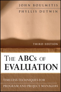 Imagen de portada: The ABCs of Evaluation: Timeless Techniques for Program and Project Managers 3rd edition 9780470873540