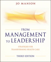 Cover image: From Management to Leadership: Strategies for Transforming Health 3rd edition 9780470886298