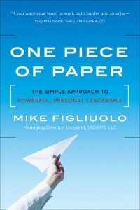 Imagen de portada: One Piece of Paper: The Simple Approach to Powerful, Personal Leadership 1st edition 9781118049594