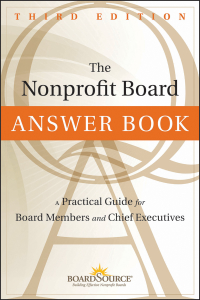 Cover image: The Nonprofit Board Answer Book 3rd edition 9781118096116