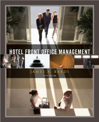 Imagen de portada: Hotel Front Office Management 5th edition 9780470637524