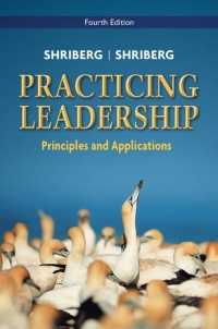Cover image: Practicing Leadership Principles and Applications 4th edition 9780470086988