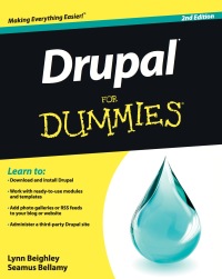 Imagen de portada: Drupal For Dummies 2nd edition 9781118083482