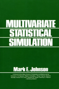 Imagen de portada: Multivariate Statistical Simulation 1st edition 9780471822905