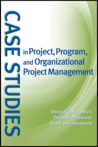 Cover image: Case Studies in Project, Program, and Organizational Project Management 1st edition 9780470183885
