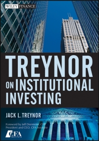 Cover image: Treynor On Institutional Investing 1st edition 9780470118757