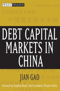 Imagen de portada: Debt Capital Markets in China 1st edition 9780471751205