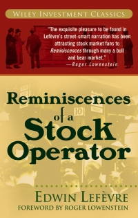 Cover image: Reminiscences of a Stock Operator 1st edition 9780471770886