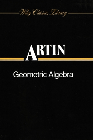 Cover image: Geometric Algebra 1st edition 9780470034323