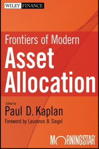 صورة الغلاف: Frontiers of Modern Asset Allocation 1st edition 9781118115060