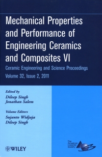 صورة الغلاف: Mechanical Properties and Performance of Engineering Ceramics and Composites VI: Ceramic Engineering and Science Proceedings, Volume 32, Issue 2 1st edition 9781118059876