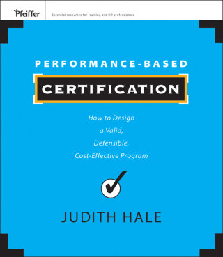 Imagen de portada: Performance-Based Certification 2nd edition 9781118027240