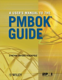 Cover image: A User's Manual to the PMBOK Guide 2nd edition 9780470584897