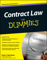 Imagen de portada: Contract Law For Dummies 1st edition 9781118092736