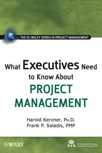 Cover image: What Executives Need to Know About Project Management 1st edition 9780470500811