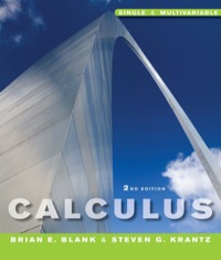 表紙画像: Calculus: Single and Multivariable 2nd edition 9780470453605
