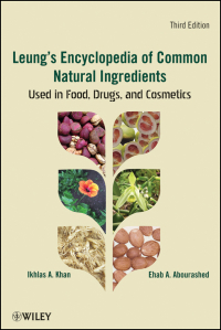 Imagen de portada: Leung's Encyclopedia of Common Natural Ingredients: Used in Food, Drugs and Cosmetics 3rd edition 9780471467434