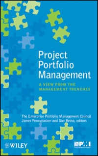 Cover image: Project Portfolio Management: A View from the Management Trenches 1st edition 9780470505366