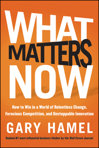 Cover image: What Matters Now: How to Win in a World of Relentless Change, Ferocious Competition, and Unstoppable Innovation 1st edition 9781118120828