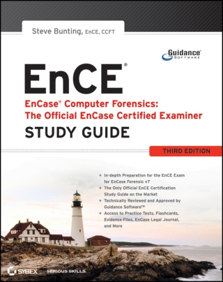 Cover image: EnCase Computer Forensics -- The Official EnCE 3rd edition 9780470901069