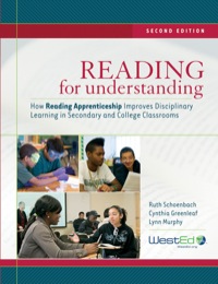 Cover image: Reading for Understanding: How Reading Apprenticeship Improves Disciplinary Learning in Secondary and College Classrooms 2nd edition 9780470608319