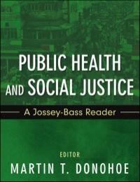 Cover image: Public Health and Social Justice 1st edition 9781118088142