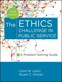 Imagen de portada: The Ethics Challenge in Public Service 3rd edition 9781118109861