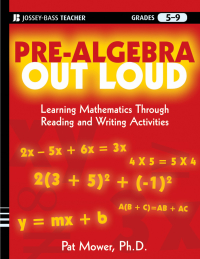 Imagen de portada: Pre-Algebra Out Loud 1st edition 9780470539491