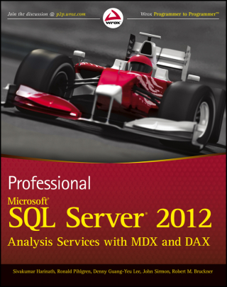 Imagen de portada: Professional Microsoft SQL Server 2012 Analysis Services with MDX and DAX 1st edition 9781118101100