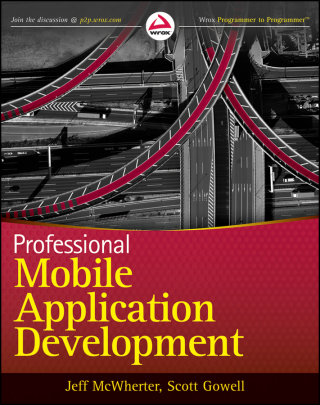 Imagen de portada: Professional Mobile Application Development 1st edition 9781118203903