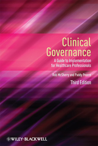 Imagen de portada: Clinical Governance: A Guide to Implementation for Healthcare Professionals 3rd edition 9781444331110