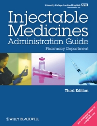 Imagen de portada: UCL Hospitals Injectable Medicines Administration Guide 3rd edition 9781405191920