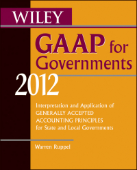 Cover image: Wiley GAAP for Governments 2012 7th edition 9780470924037