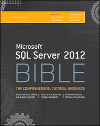 Omslagafbeelding: Microsoft SQL Server 2012 Bible 1st edition 9781118106877
