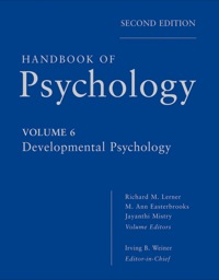 Cover image: Handbook of Psychology, Developmental Psychology 2nd edition 9780470768860
